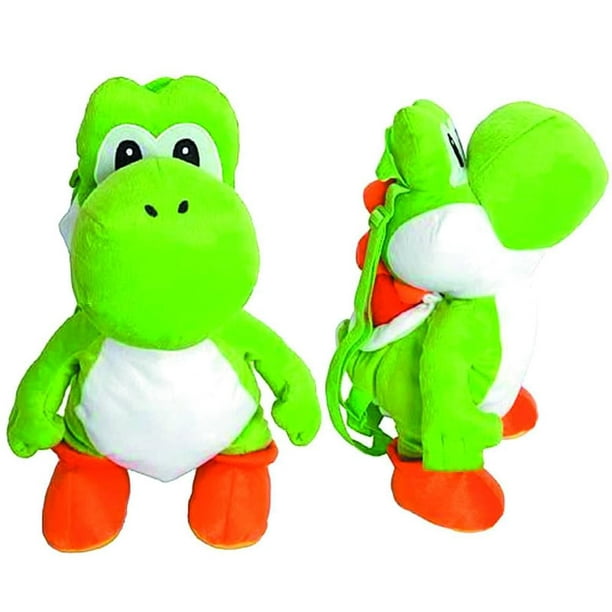 Super Mario Bros Brothers Yoshi Plush Backpack Stuffed Figure Toy Kids Boys Gift